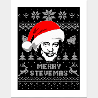 Steve Buscemi Merry Stevemas Posters and Art